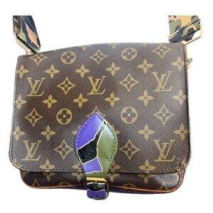 Louis Vuitton Crossbody, professionally painted nude